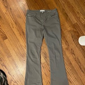 Henry & Belle Micro Flare Olive Green Jean